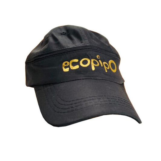 Gorra Promocional Negra Dorado Ecopipo
